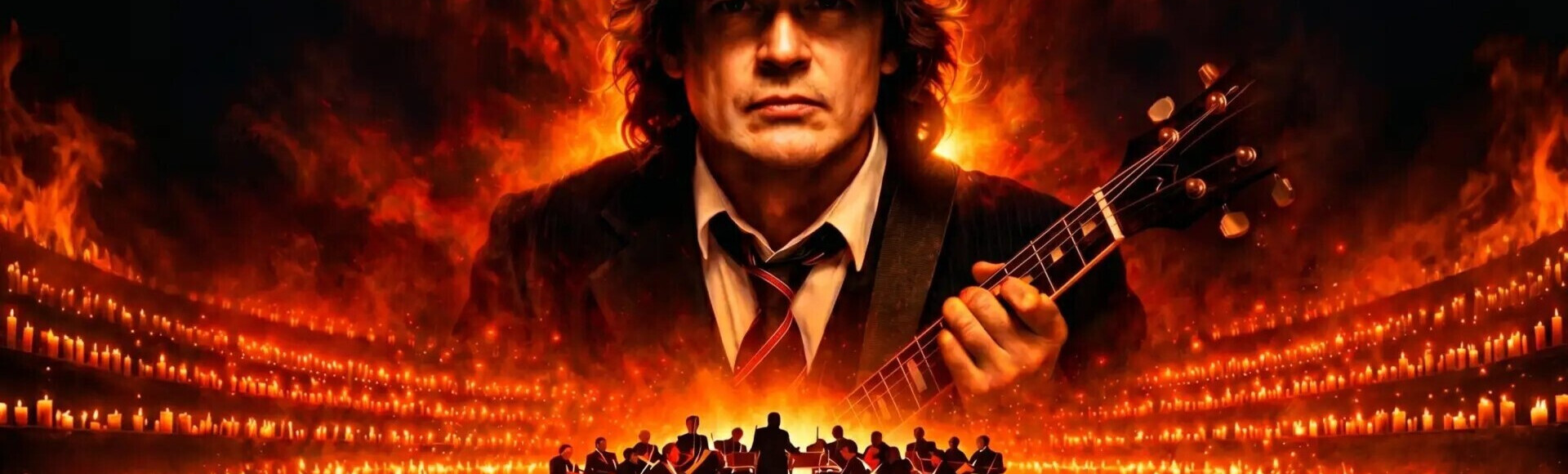 СИМФОНИЯ АС/DC ПРИ СВЕЧАХ постер